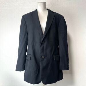 Hugo Boss Men's Black Blazer Made in USA Suit Jacket
